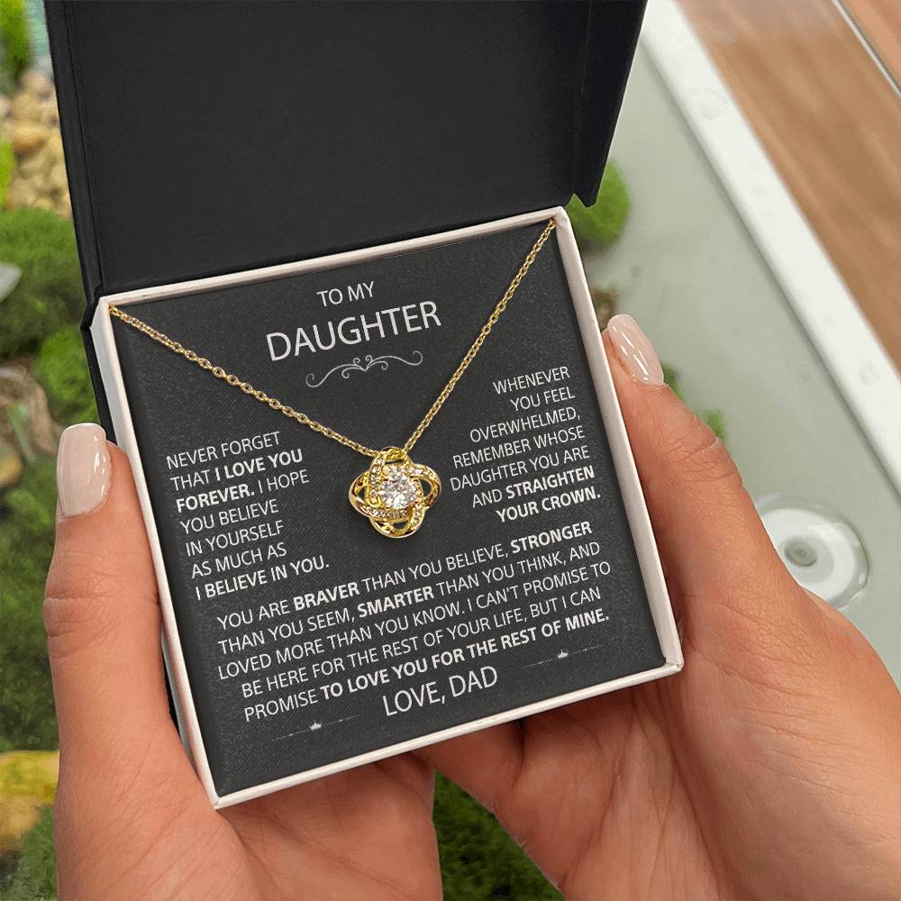 To my Daughter - BondKnot Necklace